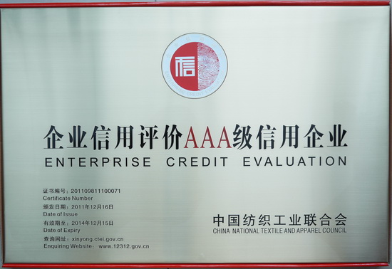 Enterprise credit evaluation AAA credit enterprise